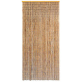 Cortina de la puerta de Vidaxl 90x200 cm de bambú