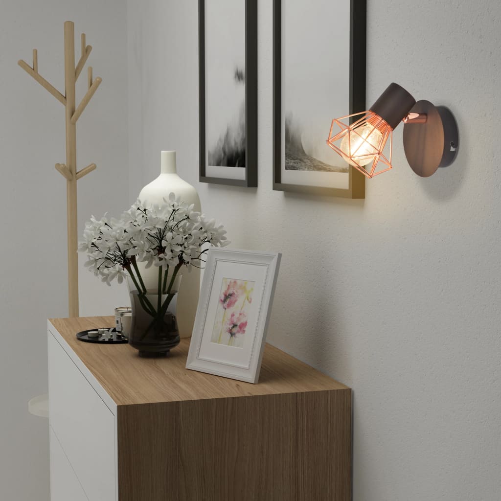 Vidaxl vägglampor 2 st med LED 8 W