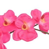 Vidaxl Artificial Plant Orchid med potten 30 cm röd