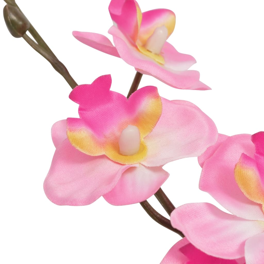 Vidaxl Artificial Plant Orchid with Pot 30 cm Pink
