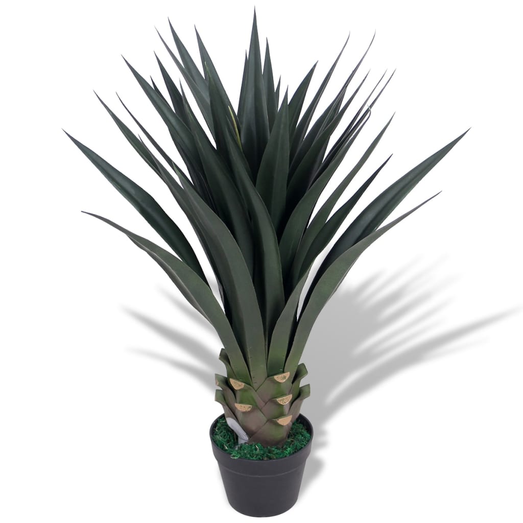 Závod Vidaxl Art Yucca s hrnkou 85 cm zelená