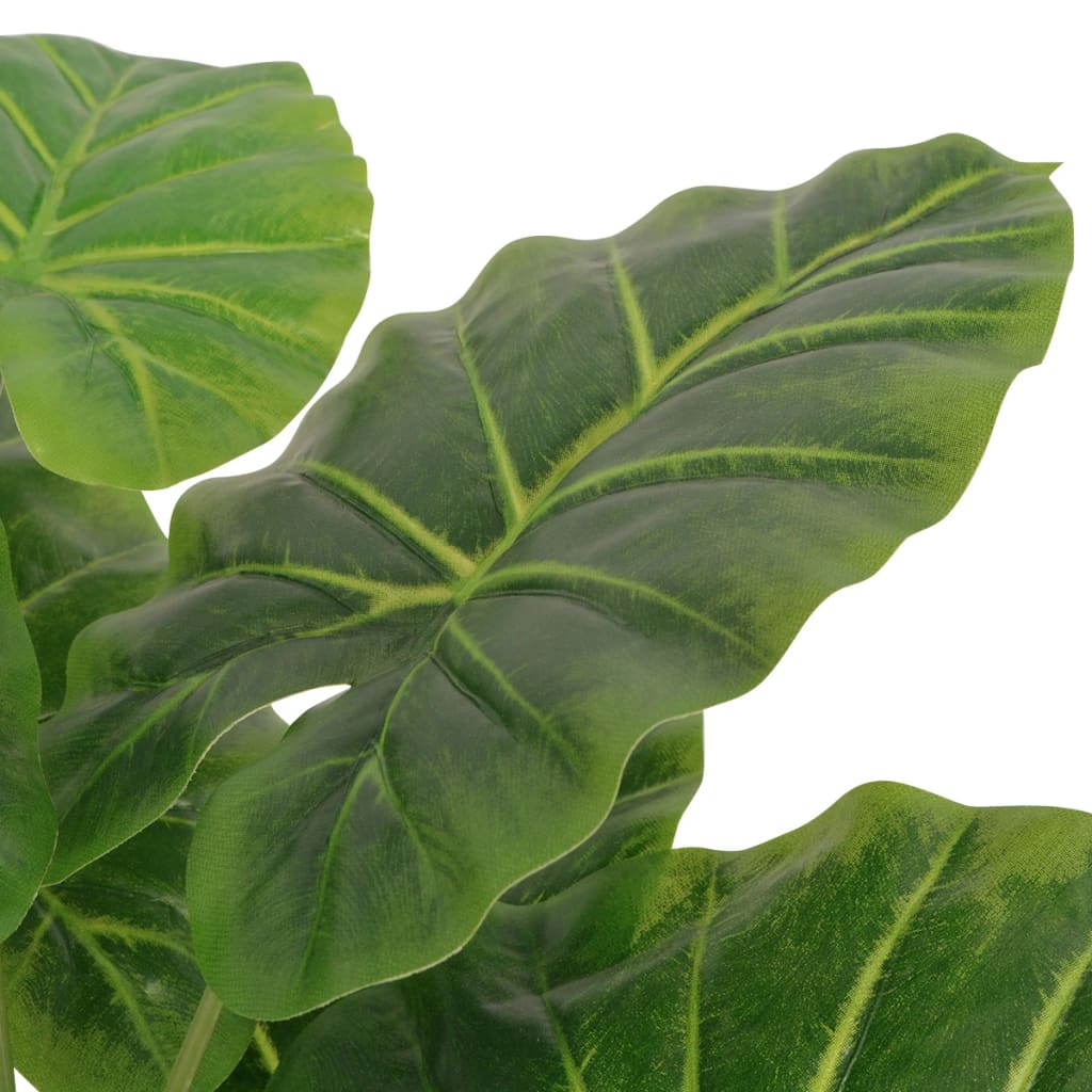 Plantas de taro de arte vidaxl com maconha 45 cm verde
