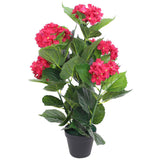 Vidaxl Art Hortensaire Planz mat Pot 60 cm rout