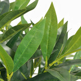 Vidaxl Art Laurier drevesne rastline z loncem 125 cm zeleno