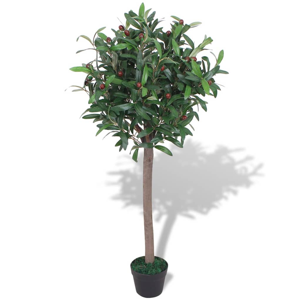 Vidaxl Art Laurier Tree Plants with pot 120 cm green