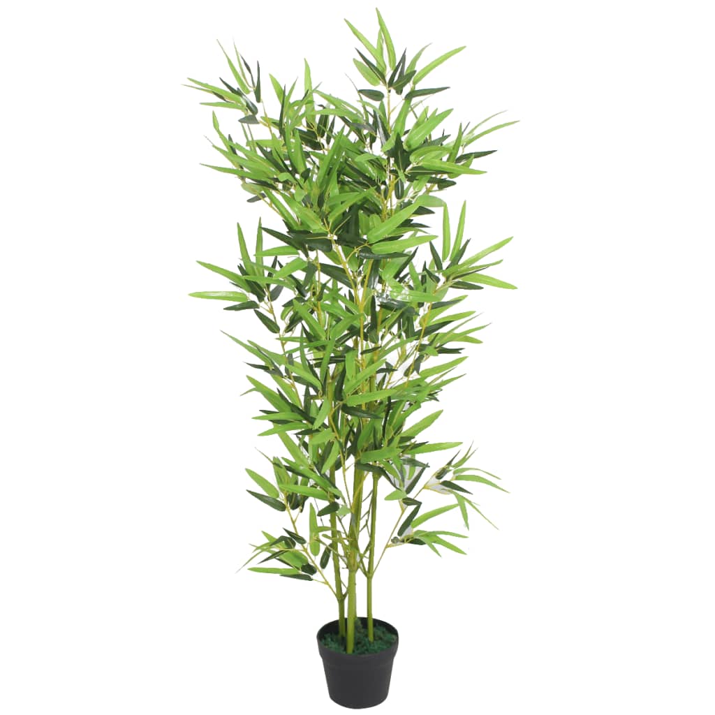 Sztuczna roślina vidaxl z bambusem 120 cm zielonym