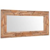 Vidaxl Mirror decorativo Rectangular 120x60 cm de madera de teca