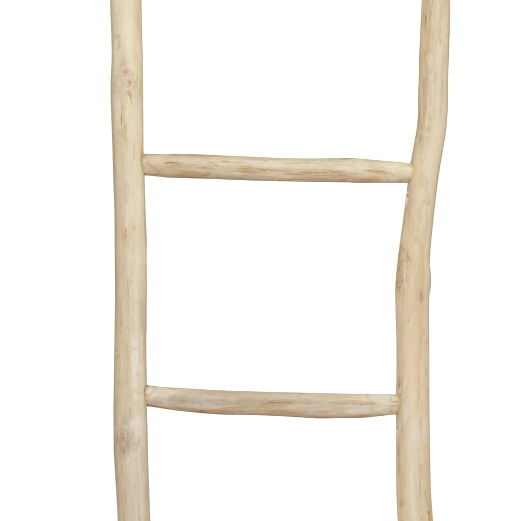 Vidaxl håndklædestige med 5 sportsgrene 45x150 cm teak træ