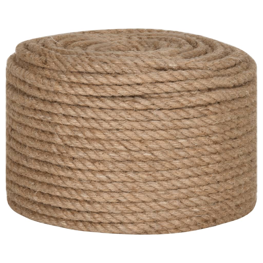 Vidaxl corda 100% iuta 14 mm 100 m