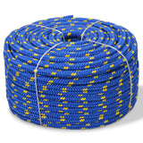 Vidaxl Boot Vrv 14 mm 50 m polipropilen modra