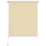 Vidaxl rulleblind for utvendig 220x140 cm krem