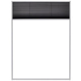 Vidaxl Raamhor Plissé 60x80 cm de aluminio