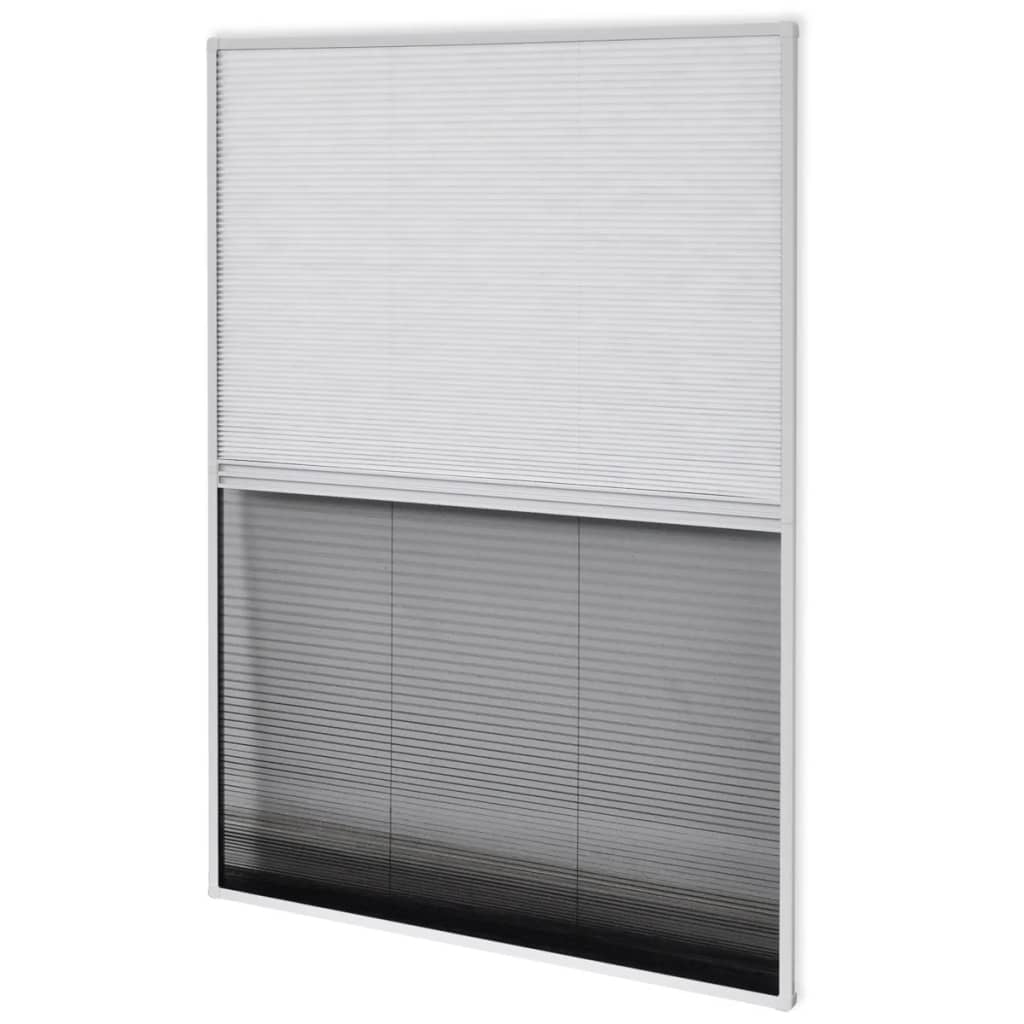 Vidaxl Raamhor Plissé z aluminijem 60x80 cm