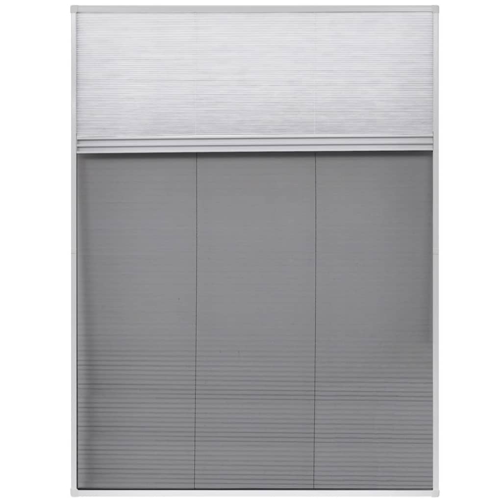 Vidaxl Raamhor Plissé z aluminijem 60x80 cm