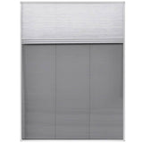 Vidaxl Raamhor Plissé z aluminijem 60x80 cm