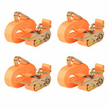 Pneumatici Vidaxl Span 0,4 TON 6MX25mm Orange 4 PCS
