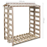VidaXL Firewood storage 150x90x176 cm impregnated pine