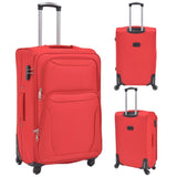 Vidaxl-Trolleyset Red 3-Stück
