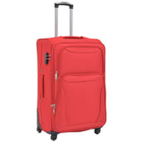 Vidaxl Trolleyset Red 3 piezas