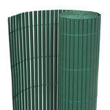 Vidaxl Gaart fencing Duebel - 90x300 cm pvc gréng