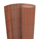 Vidaxl Gaart fencing Duebelfräi 90x300 cm pvc brong