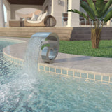 Vidaxl Pool Fountain 50x30x53 cm Stainless Steel Silver Color