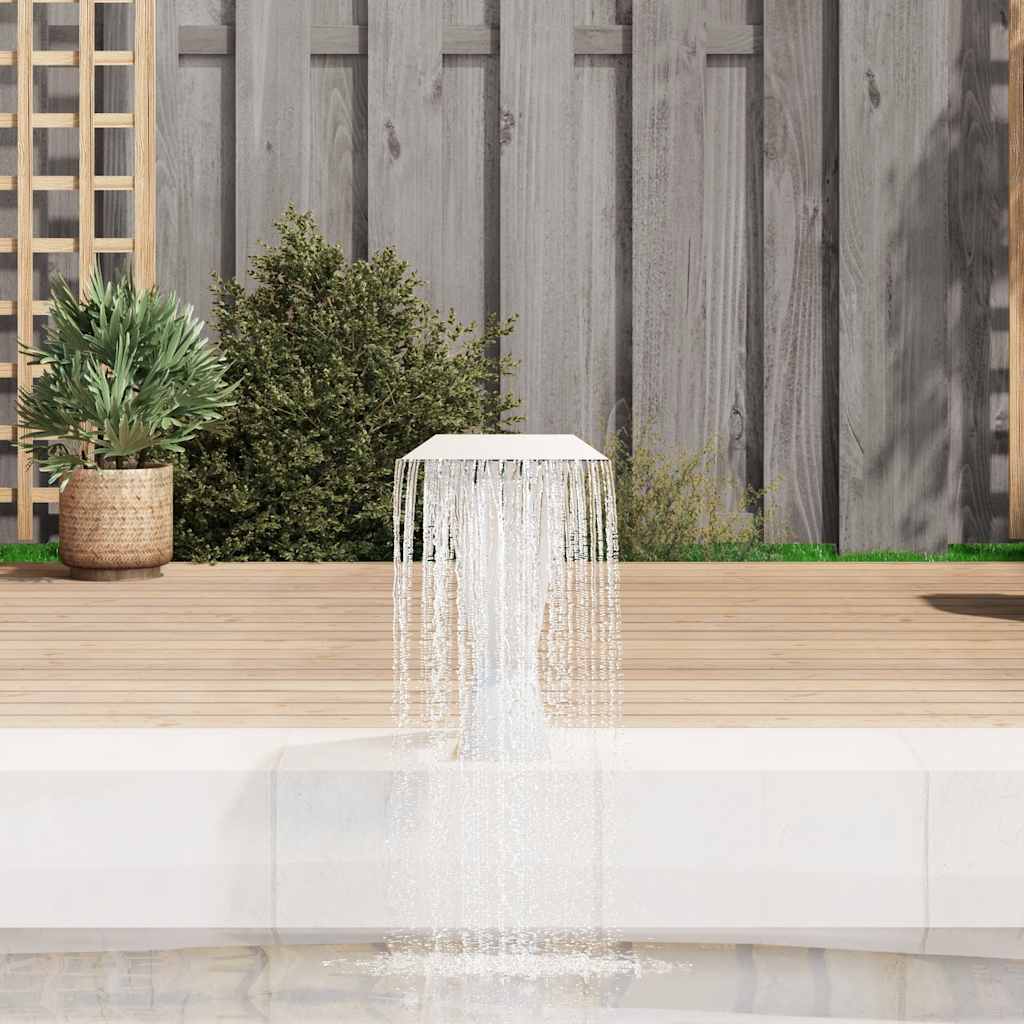 Vidaxl Pool Fountain 64x30x52 cm Stainless Steel Silver Color