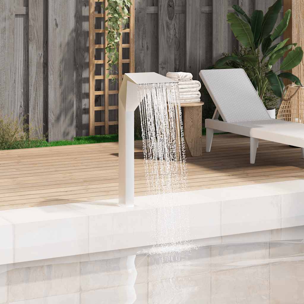 Piscina Vidaxl Fountain 50x30x90 cm in acciaio inossidabile colorato
