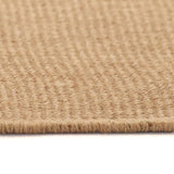 Vidaxl carpet with latex bottom 70x130 cm jute of course