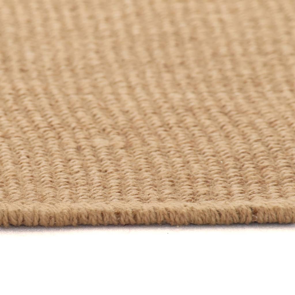 Carpete Vidaxl com juta de látex inferior 80x160 cm, é claro