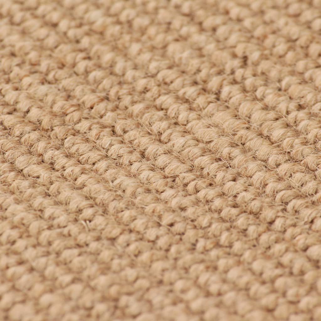 Vidaxl carpet with latex bottom 140x200 cm jute of course
