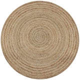 Vidaxl Teppech ëm 120 cm gekierzt Jute