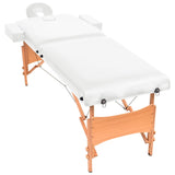 Vidaxl Masaje Tabla de 10 cm de espesor 2 zonas plegables