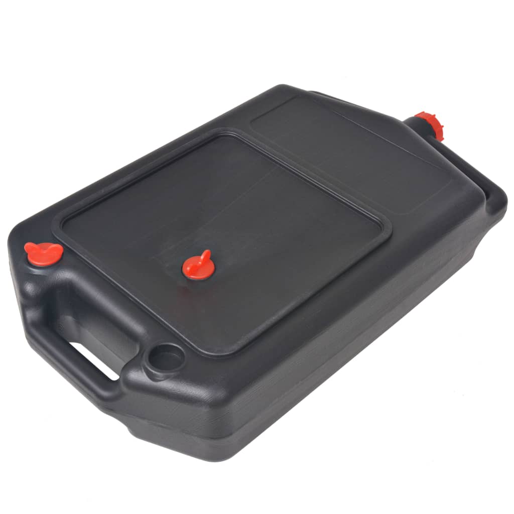 Vidaxl Oil Collecting Tank Movable 10 L
