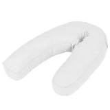Vidaxl těhotenství polštář J 54x (36-43) cm bílý
