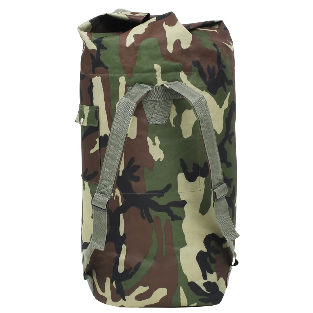 Vidaxl Sports Bag Army Style 85 L kamuflaż