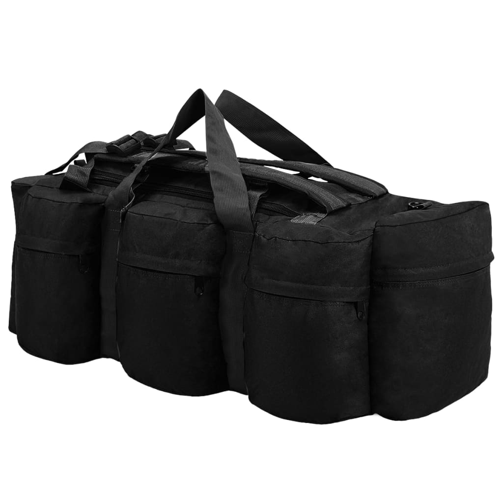 Vidaxl Plunjezak 3-in-1 Army Style 45 L Black