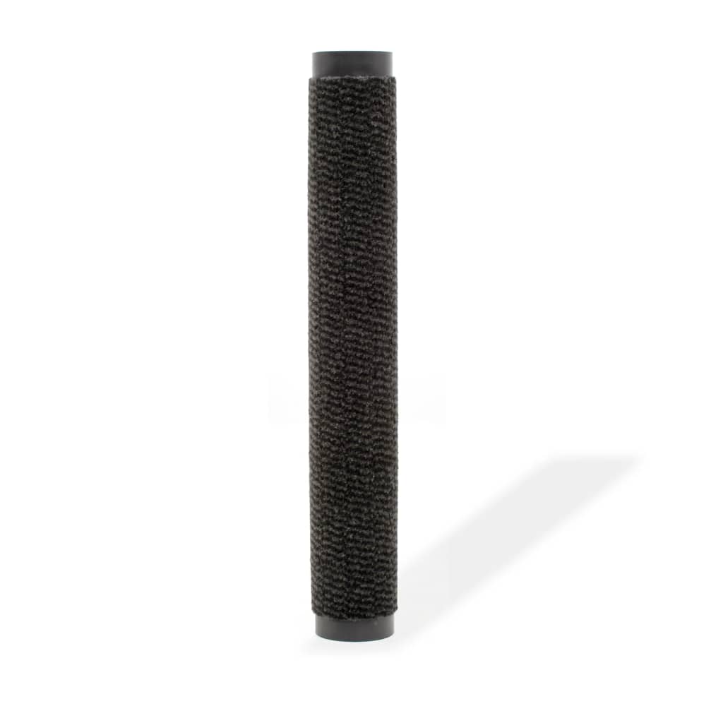 Vidaxl Droogloopmat Rectangular tufted 120x180 cm Black