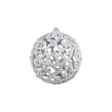 Vidaxl 100-delad julbollset 3 4 6 cm silverfärgad