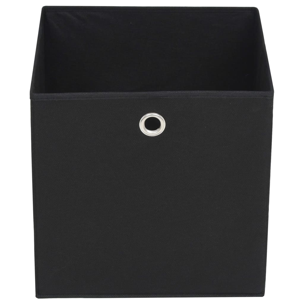 Vidaxl Storage boxes 4 pcs 32x32x32 cm Nonwoven Fabric Black