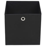 Vidaxl Storage boxes 4 pcs 32x32x32 cm Nonwoven Fabric Black