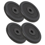 Vidaxl Halter Discs 4 St 4x7,5 kg støbejern