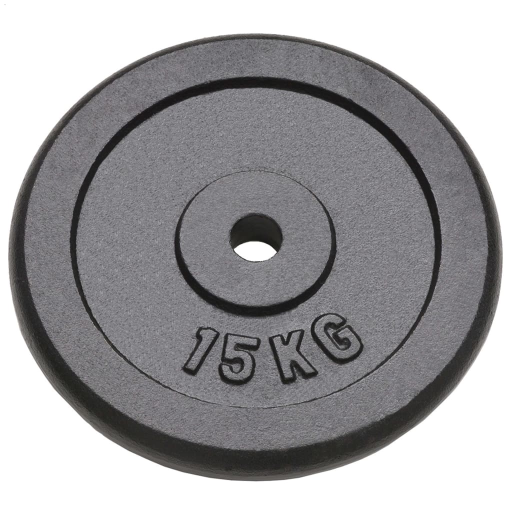 Vidaxl Halter discs 2 pcs 2x15 kg cast iron