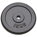 Vidaxl Halter discs 2 pcs 2x15 kg cast iron