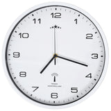 Vidaxl wall clock with quartz timepiece radio -driven 31 cm white