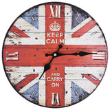 Vidaxl wall clock Vintage style 30 cm uk