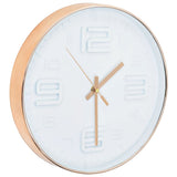 Vidaxl Wanduhr Kupfer Look 30 cm