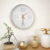 Vidaxl Wanduhr Kupfer Look 30 cm