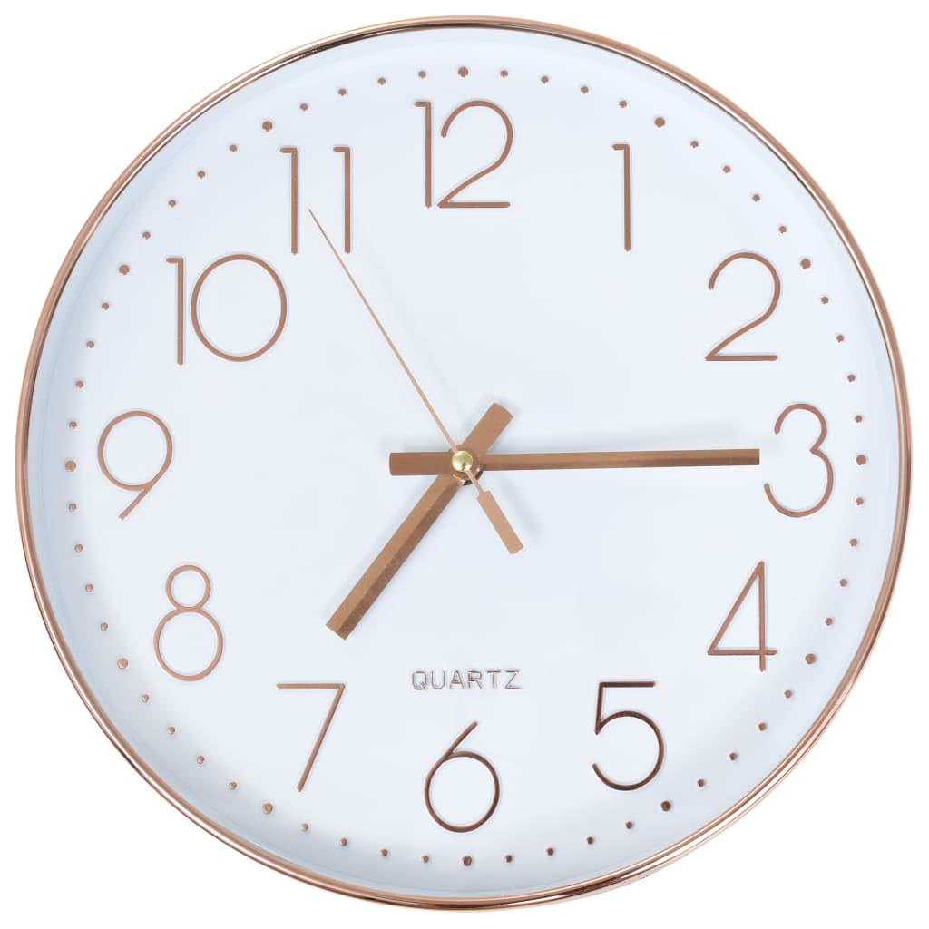 Vidaxl Wanduhr 30 cm Rosé Gold