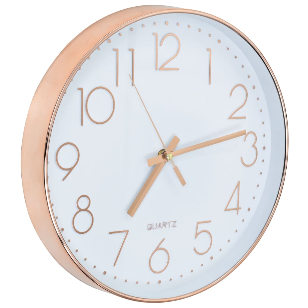 Vidaxl Wanduhr 30 cm Rosé Gold